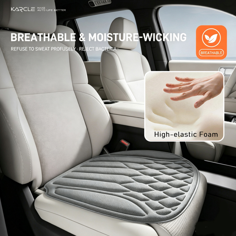 Interior Design Product - Universeller 3D-Schaumstoff-Autositzbezug, Schutzmatte, weiches Kissen, Gitterdesign,