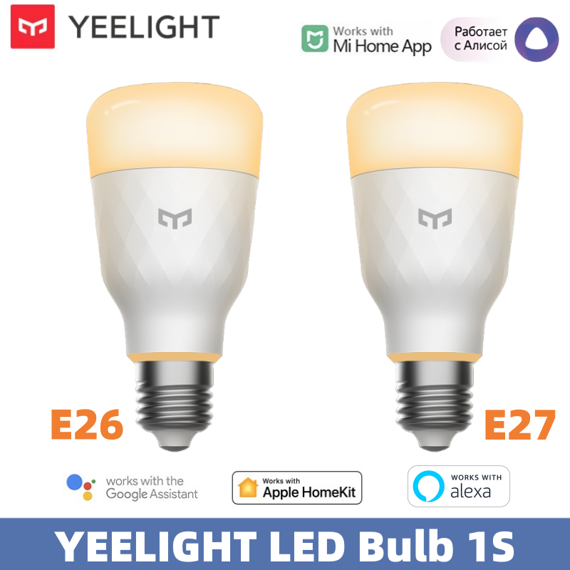 Yeelight Light Smart Bulb - YEELIGHT LED-Birne, 1S, intelligentes Licht, E26/E27,