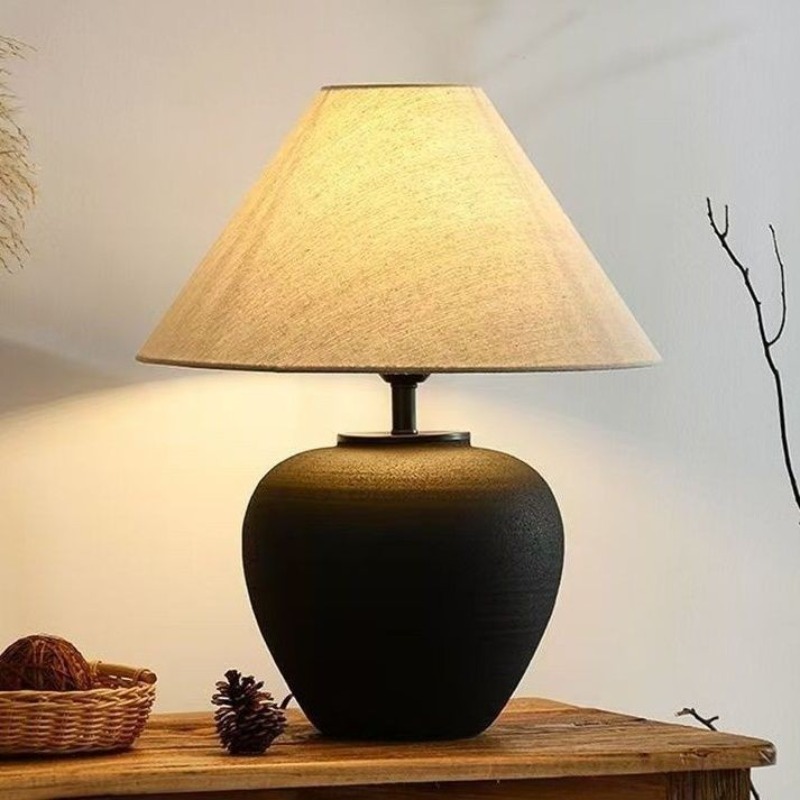 Interior Design Zen - Japanische Keramik-Stehlampen im Wabi-Sabi-Stil, Designer-Stil, Teehaus,