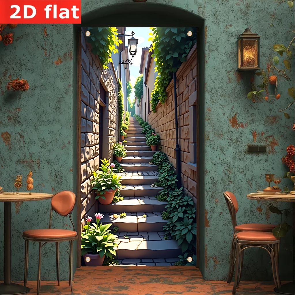 Interior Design And Build - 2D-Flachbanner, 1 Stück, Treppen, die zum