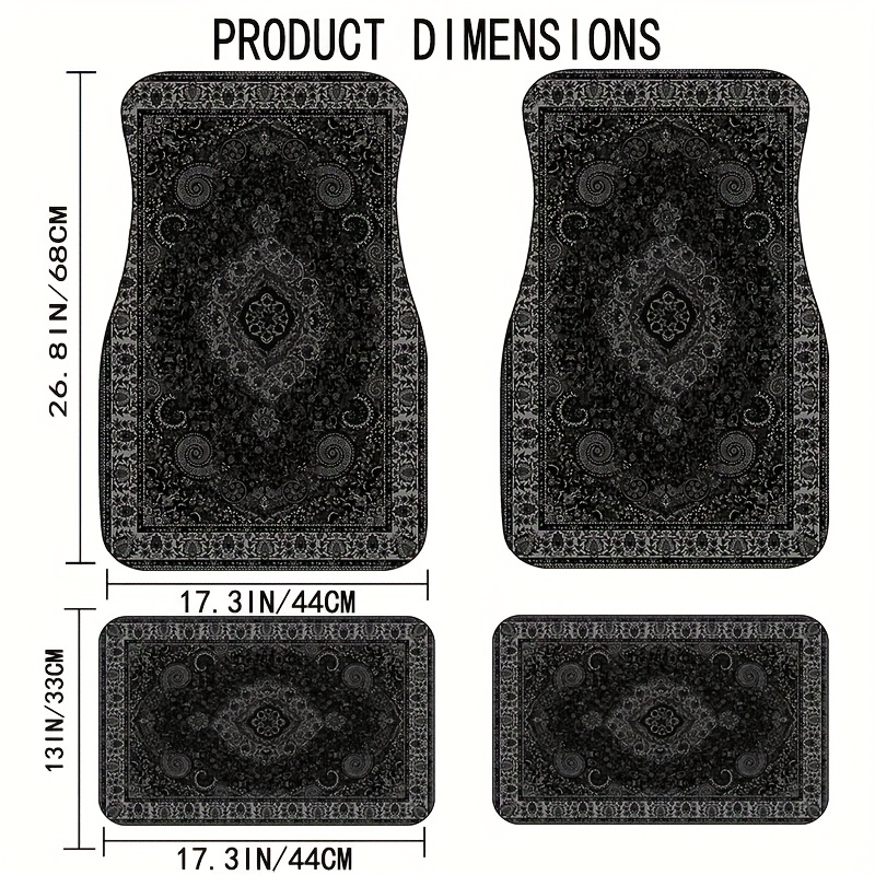Interior Design Product - Auto-Fußmatten, rechteckig, Bandana-Druck-Design für Teppich, Teppich,
