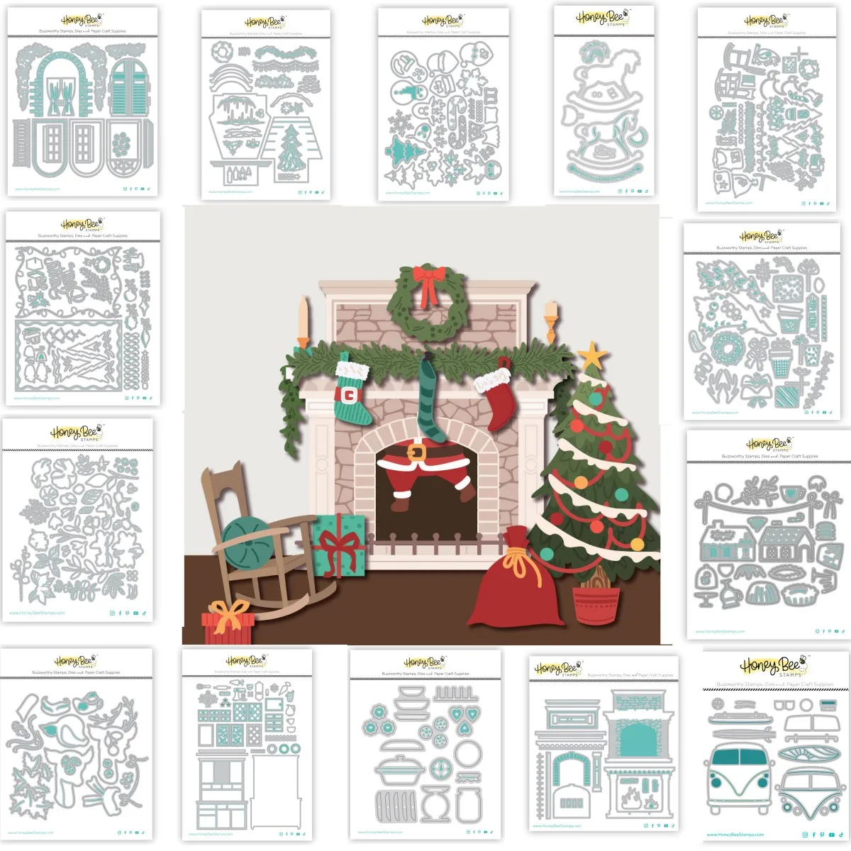 Interior Design Paper - Handwerk im Ausverkauf 2024, Weihnachts-Fensterrahmen, Auto-Kristallkugel,