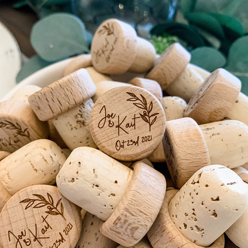Interior Design Names - Angepasst Holz Wein Stopfen Hochzeit party