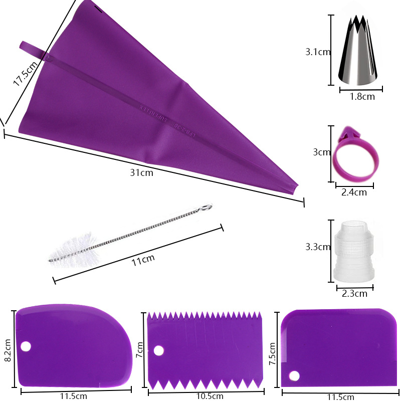 Edelstahl-Spritztüllen-Set mit – Interior Design Kitchen Bewertung und Preis