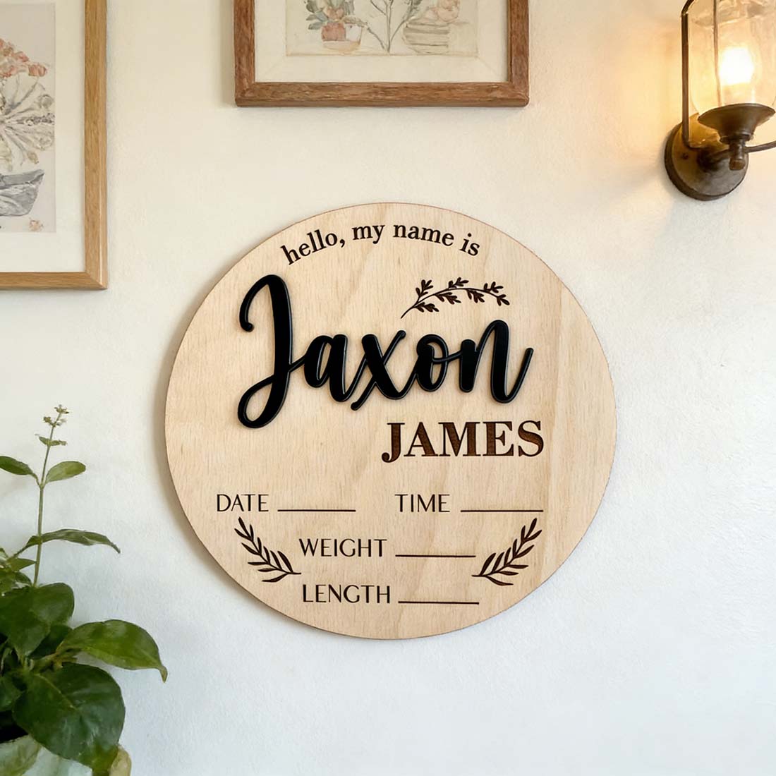 1 Stück personalisiertes Baby- – Interior Design Names Bewertung und Preis
