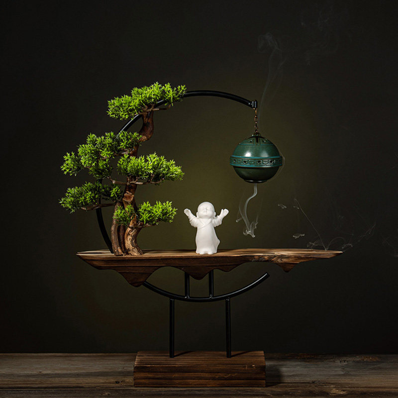 Holzdesign-Räucherstäbchenhalt – Interior Design Zen Bewertung und Preis