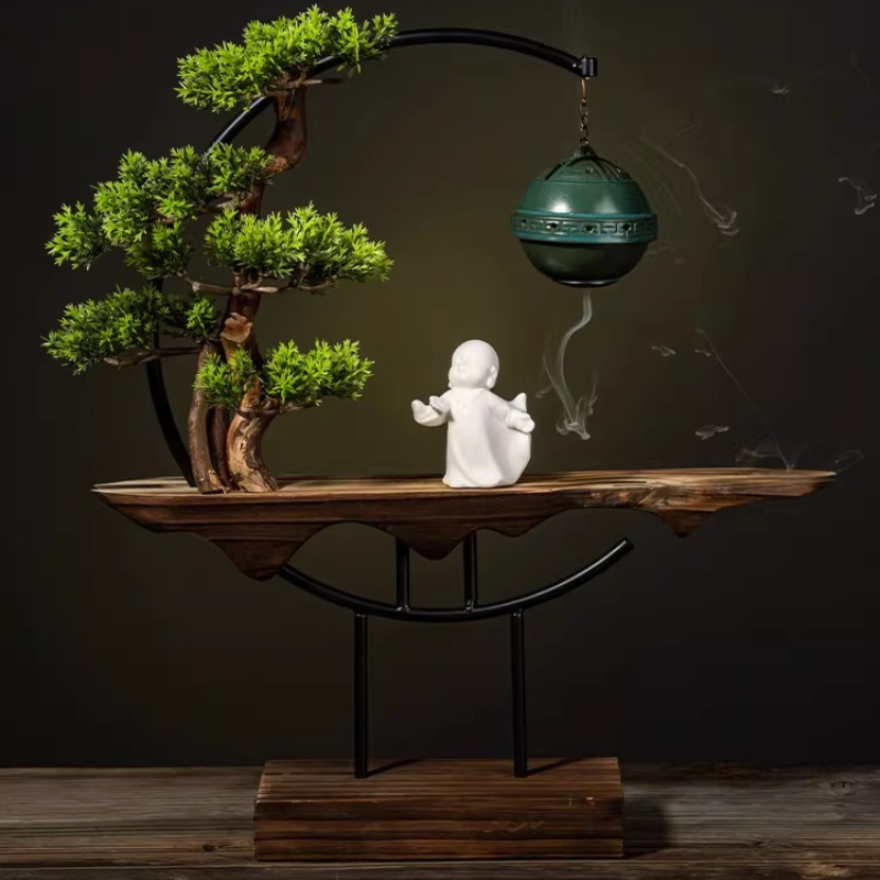 Holzdesign-Räucherstäbchenhalt – Interior Design Zen Bewertung und Preis