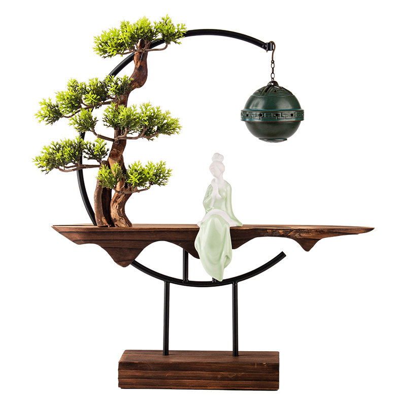 Holzdesign-Räucherstäbchenhalt – Interior Design Zen Bewertung und Preis