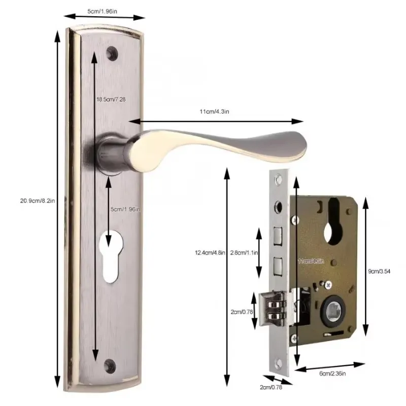 Gold Türgriff Schloss Silent H – Interior Design Kitchen Bewertung und Preis
