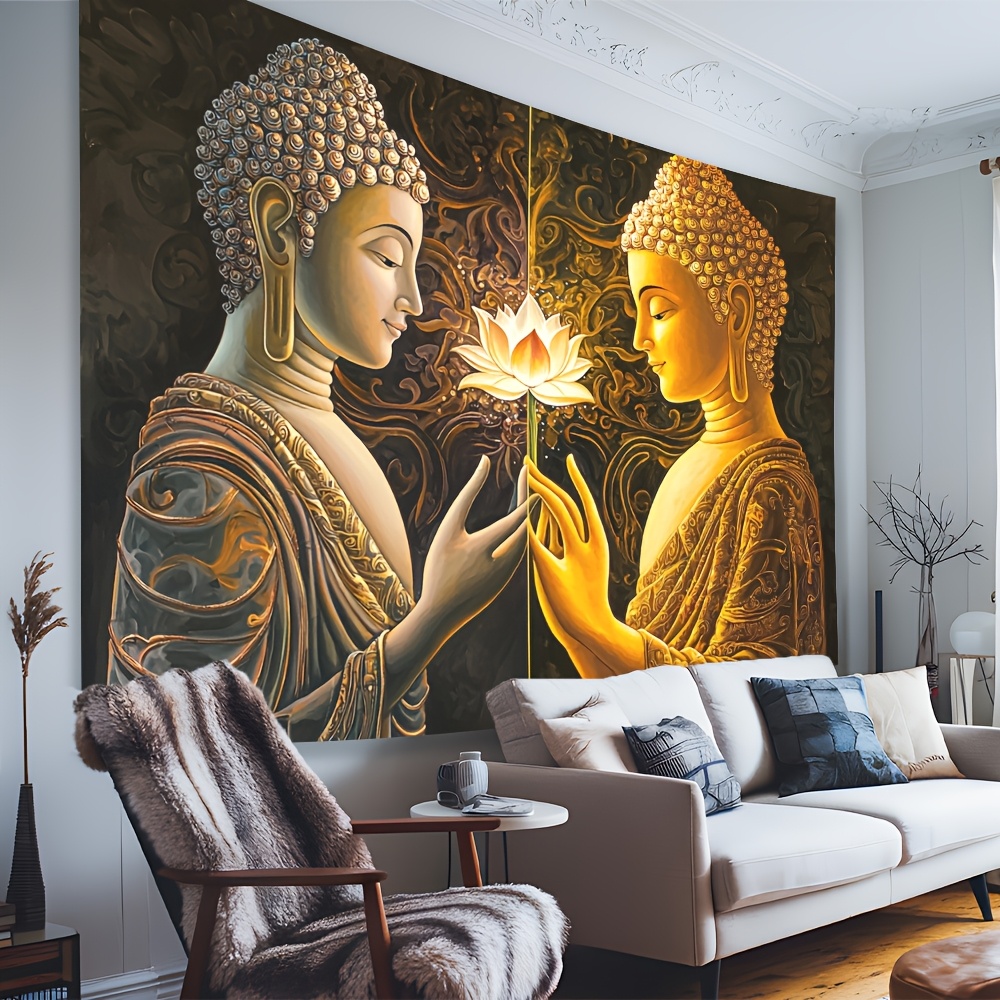 Buddha Lotus Wandteppich, spir – Interior Design Zen Bewertung und Preis