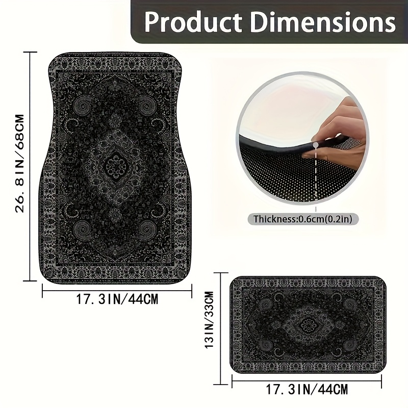 Auto-Fußmatten, rechteckig, Ba – Interior Design Product Bewertung und Preis