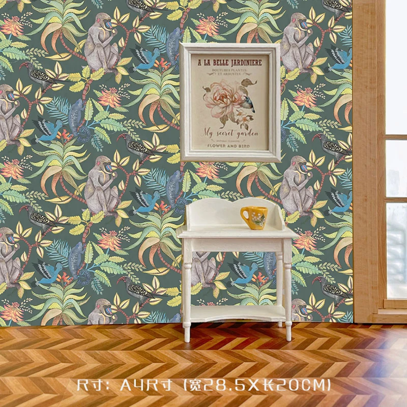 4 Stück Puppenhaus-Tapeten-Auf – Interior Design Kitchen Bewertung und Preis