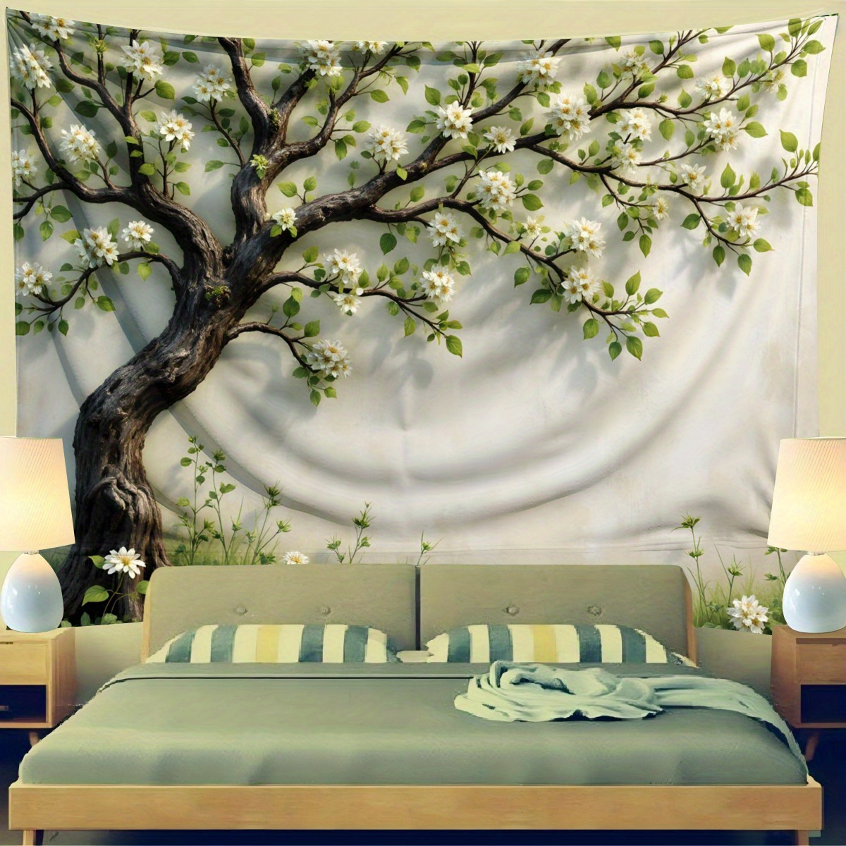 3D Blühender Baum Wandbild für – Interior Design Zen Bewertung und Preis