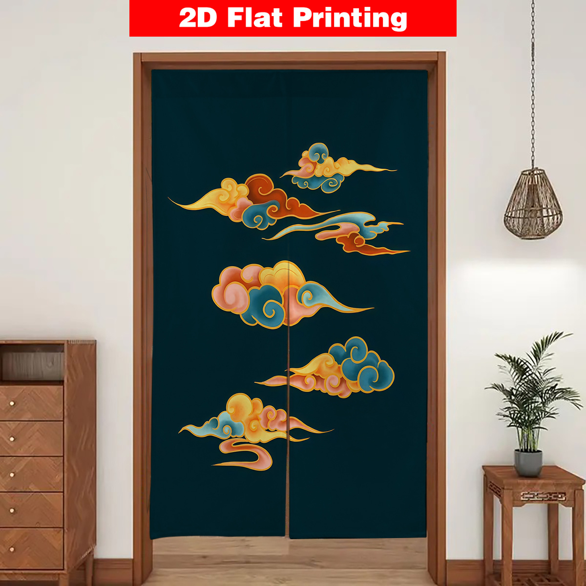 Japanischer Türvorhang, Raumte – Interior Design Zen Bewertung und Preis