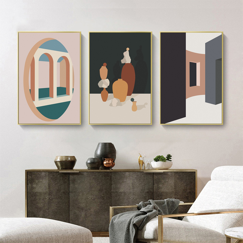 Retro Morandi Gebäude Leinwand – Interior Design And Build Bewertung und Preis
