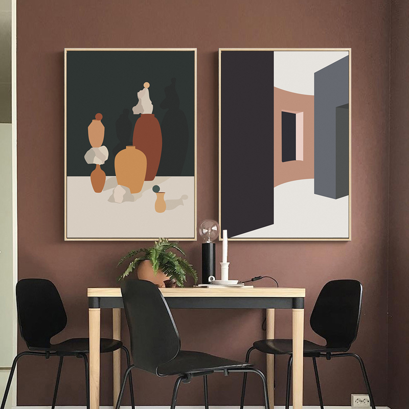 Retro Morandi Gebäude Leinwand – Interior Design And Build Bewertung und Preis
