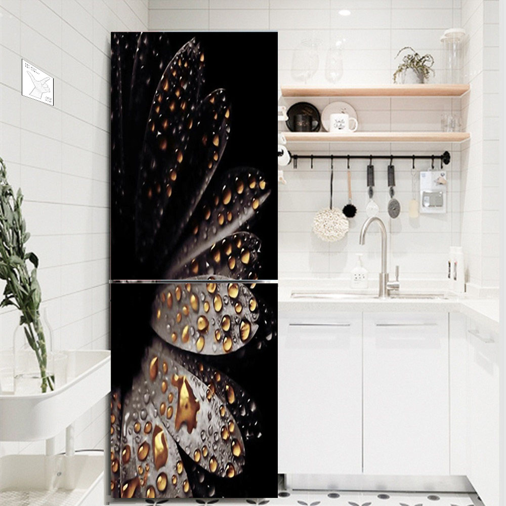 Weiße Blume Kühlschrank Dekora – Interior Design Kitchen Bewertung und Preis